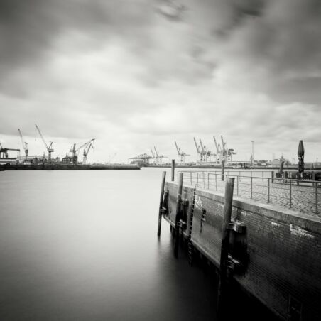 Blick in den Hamburger Hafen