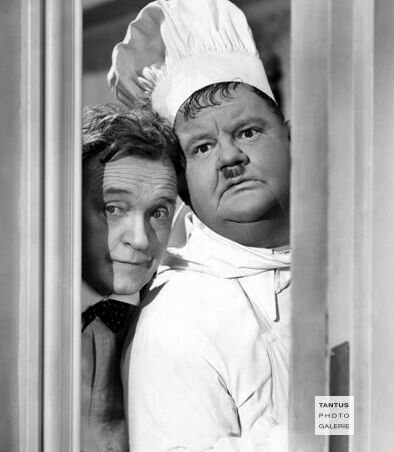 Stan Laurel + Oliver Hardy