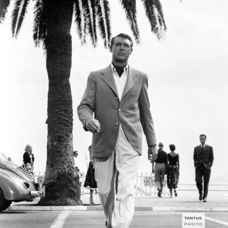 Cary Grant walks