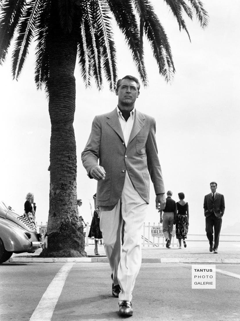 Cary Grant walks
