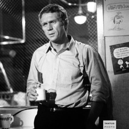Steve McQueen mit Milch