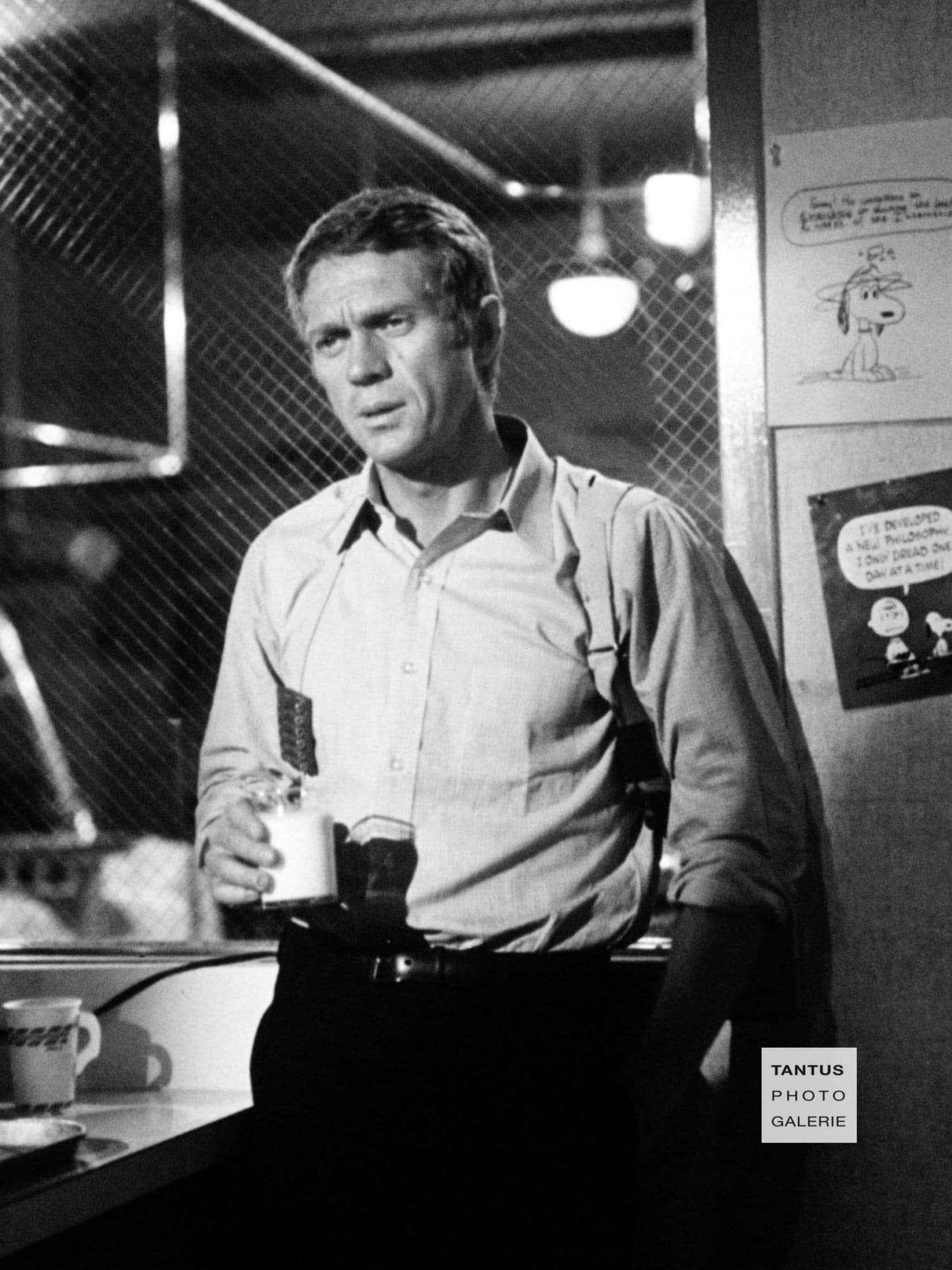 Steve McQueen mit Milch