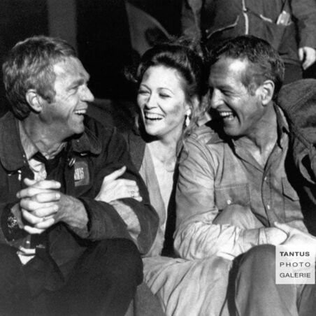 Steve McQueen, Faye Dunaway, Paul Newman
