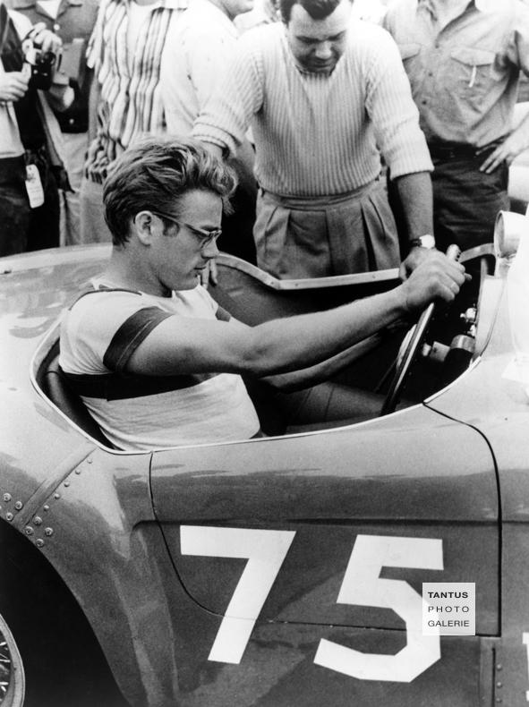 James Dean in Racecar